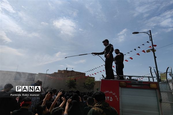 پیاده روی جاماندگان اربعین درشیراز