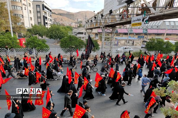 پیاده روی جاماندگان اربعین درشیراز