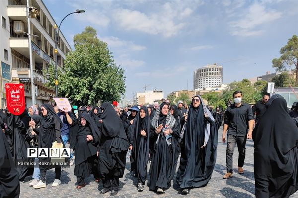 پیاده روی جاماندگان اربعین درشیراز