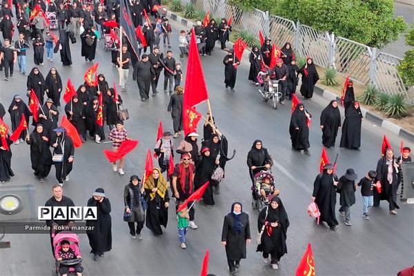 پیاده روی جاماندگان اربعین درشیراز