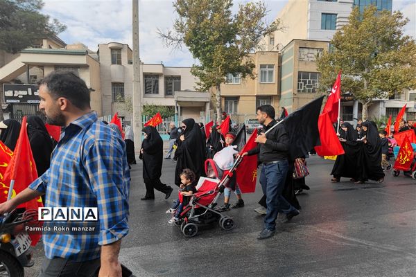 پیاده روی جاماندگان اربعین درشیراز