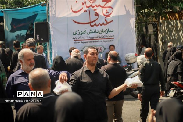 موکب عشاق الحسین در مسیر جاماندگان اربعین