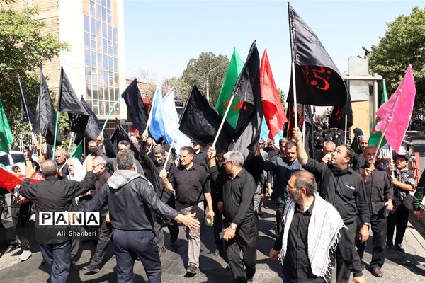 مراسم پیاده‌روی جاماندگان اربعین حسینی تبریز