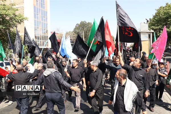 مراسم پیاده‌روی جاماندگان اربعین حسینی تبریز