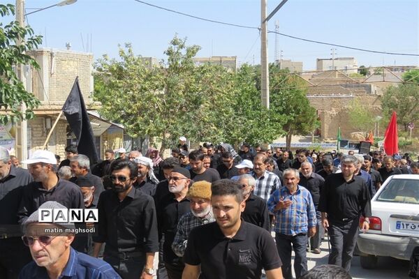 پیاده‌روی جاماندگان اربعین حسینی شهر درق