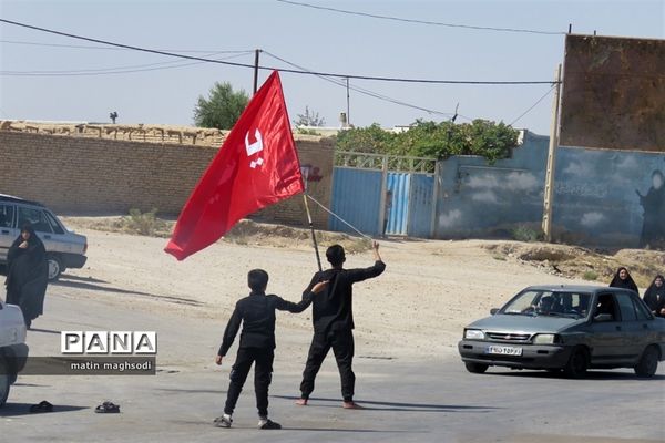 پیاده‌روی جاماندگان اربعین حسینی شهر درق