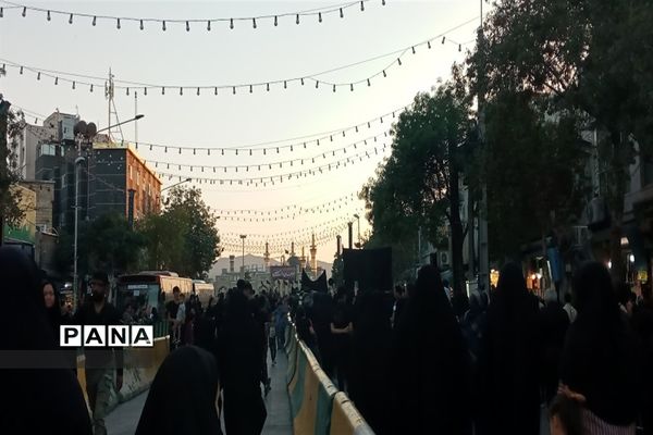 پیاده‌روی جاماندگان اربعین حسینی در مشهد مقدس
