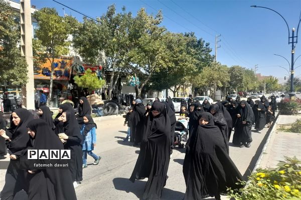 پیاده‌روی جاماندگان اربعین شهرستان فاروج