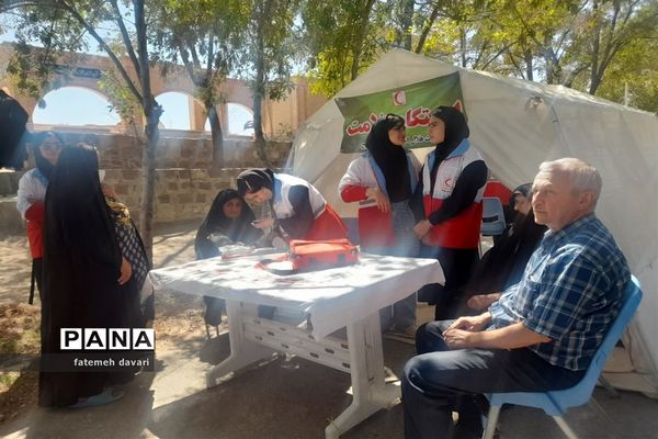 پیاده‌روی جاماندگان اربعین شهرستان فاروج