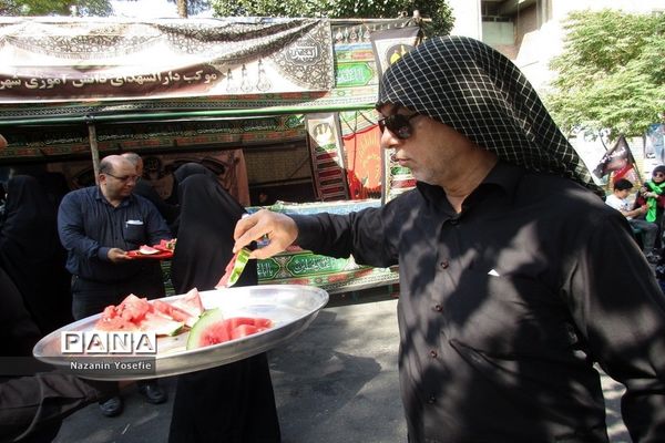 برپایی موکب مراسم جاماندگان اربعین آموزش و پرورش منطقه 16