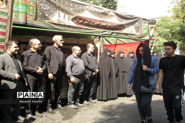 برپایی موکب مراسم جاماندگان اربعین آموزش و پرورش منطقه 16