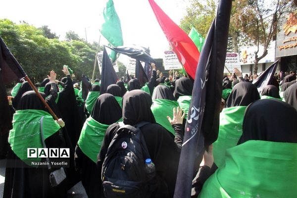 برپایی موکب مراسم جاماندگان اربعین آموزش و پرورش منطقه 16