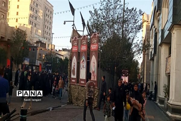 مراسم جاماندگان اربعین حسینی در جوار حرم مطهر امام رضا (ع)
