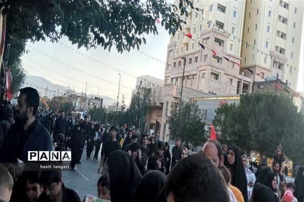 مراسم جاماندگان اربعین حسینی در جوار حرم مطهر امام رضا (ع)