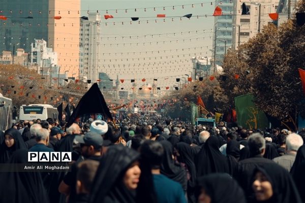 جاماندگان اربعین در پناه رضا(ع)