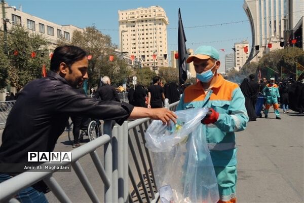 جاماندگان اربعین در پناه رضا(ع)