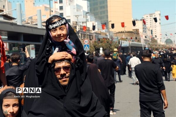 جاماندگان اربعین در پناه رضا(ع)