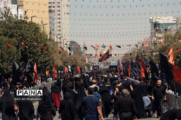 جاماندگان اربعین در پناه رضا(ع)