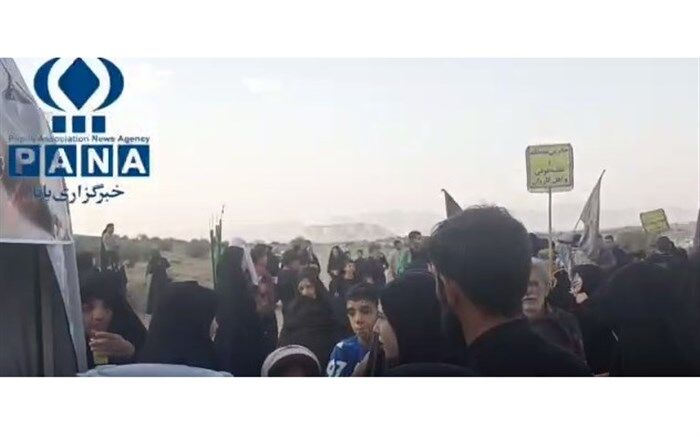 مراسم جاماندگان اربعین حسینی در شهرستان شهرضا/فیلم