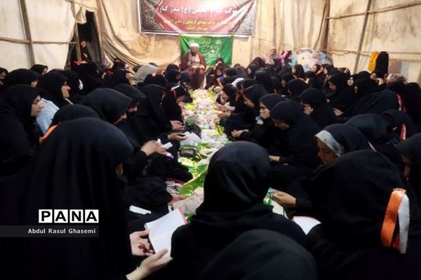 موکب دانش‌آموزی و فرهنگیان استان بوشهردر کربلای معلی