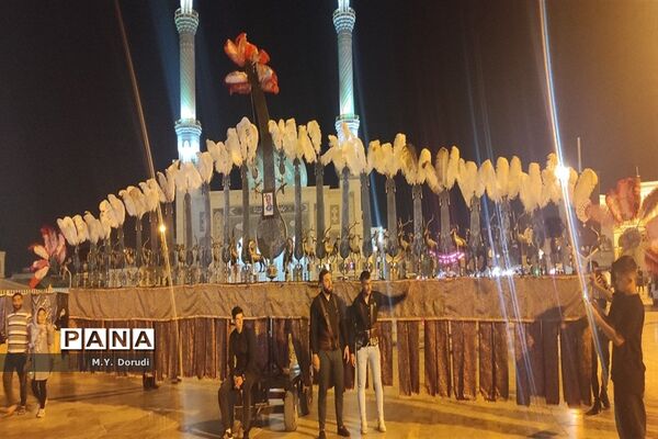 حال و هوای موکب های اربعین در پیاده‌روی زائران جمکران