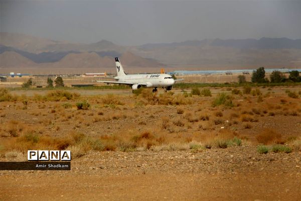 نخستین پرواز بین المللی فرودگاه شهدای سمنان به نجف