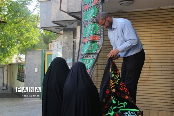 برپایی موکب کانون امام خمینی(ره) سمنان در اربعین حسینی
