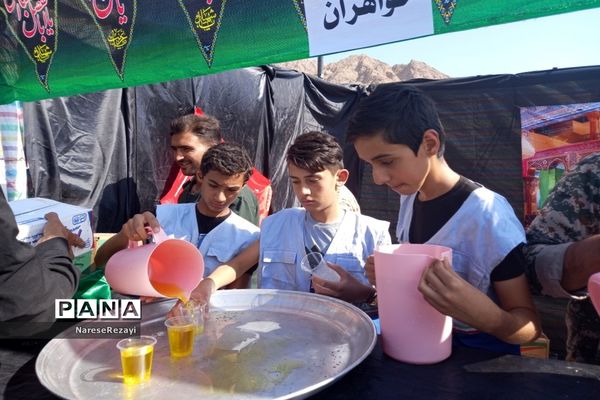 پیاده‌روی جاماندگان اربعین شهرستان کوهسرخ