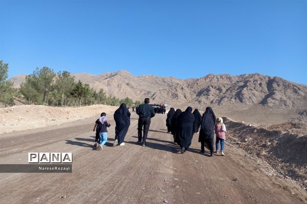 پیاده‌روی جاماندگان اربعین شهرستان کوهسرخ