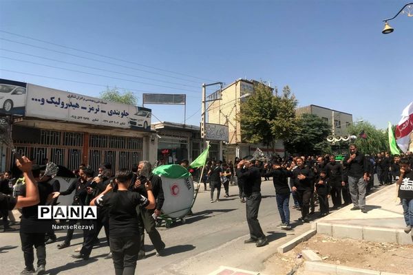 پیاده‌روی جاماندگان اربعین شهرستان کوهسرخ