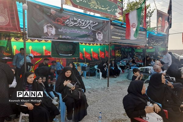 پیاده‌روی جاماندگان اربعین حسینی در شهرستان کازرون