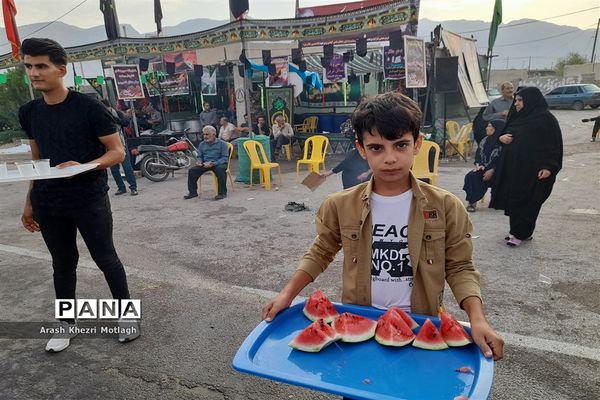 حضور کودکان در پیاده‌روی جاماندگان اربعین حسینی شهرستان کازرون‌