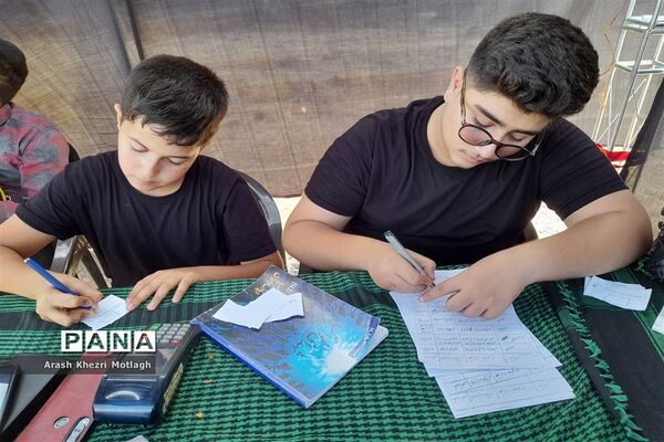 حضور کودکان در پیاده‌روی جاماندگان اربعین حسینی شهرستان کازرون‌