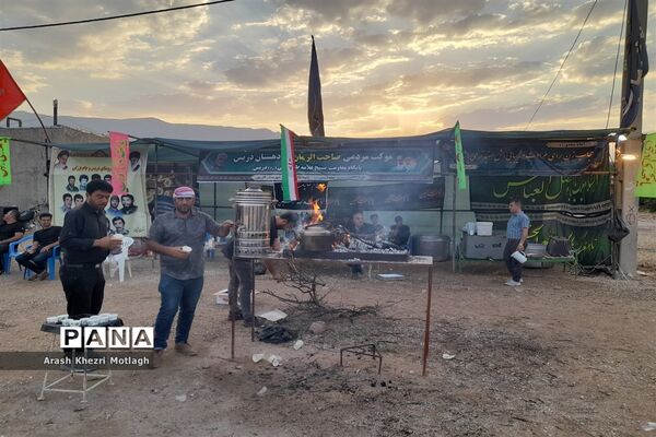 حضور کودکان در پیاده‌روی جاماندگان اربعین حسینی شهرستان کازرون‌