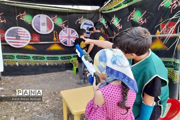 حضور کودکان در پیاده‌روی جاماندگان اربعین حسینی شهرستان کازرون‌