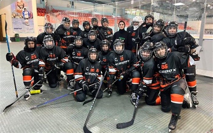 نایب قهرمانی دختران هاکی روی یخ ایران در تورنمنت امارات