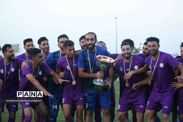 جشن قهرمانی تیم فوتبال بزرگسالان فجر قزوین