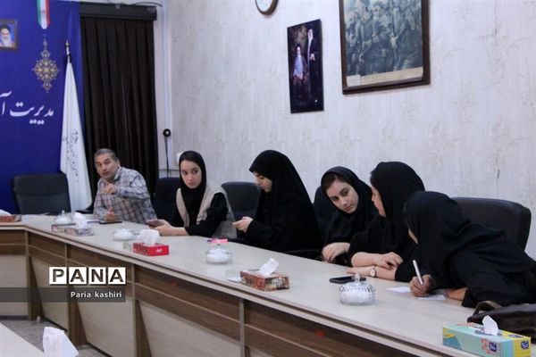 نشست خبری مدیر آموزش و پرورش ناحیه یک ساری با اصحاب رسانه