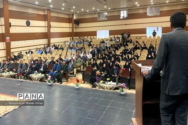 تکریم و معارفه مدیر آموزش و پرورش شهرستان آباده