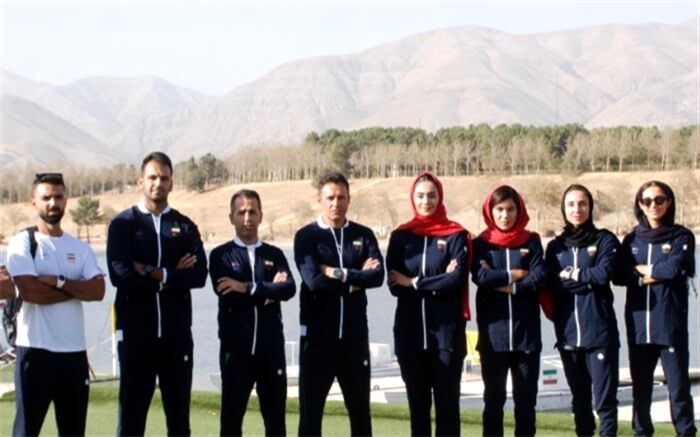 تیم ملی قایقرانی روئینگ ایران عازم بازی‌های آسیایی هانگژو شد