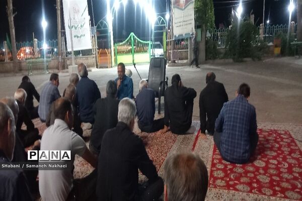 برگزاری مراسم شب شهادت امام رضا(ع)در امامزاده سید محمد(ع)کاشمر