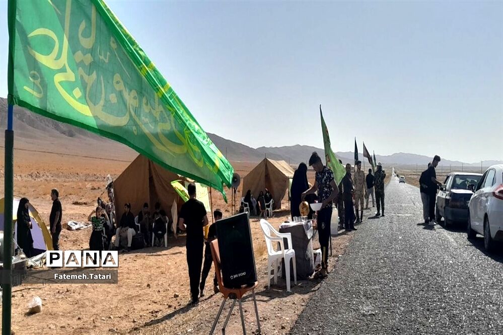 مراسم پیاده‌روی رضویّون به‌مناسبت سالروز شهادت امام رضا (ع) در شهرستان بام و صفی‌آباد