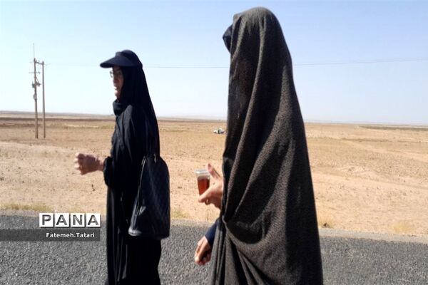مراسم پیاده‌روی رضویّون به‌مناسبت سالروز شهادت امام رضا (ع) در شهرستان بام و صفی‌آباد