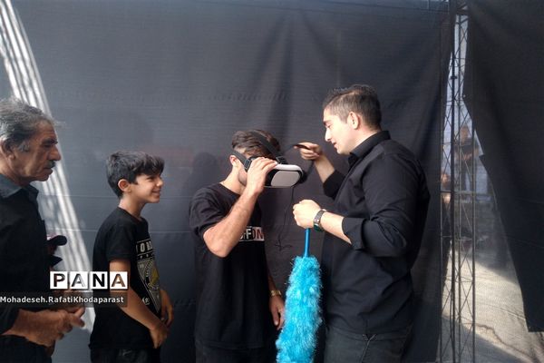 خدمت‌رسانی موکب داران و عاشقان حسینی به زائران امام رضا (ع) در عرصه میدان شهدا