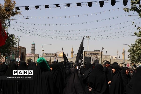 عزاداری مردم مشهد در دهه آخر صفر