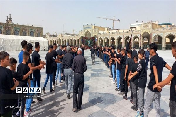 مراسم  عزاداری دهه آخر صفر درحرم امام رضا( ع)