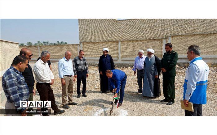 کلنگ‌زنی ساختمان دو کلاسه در آموزشگاه فجر اسلام بخش