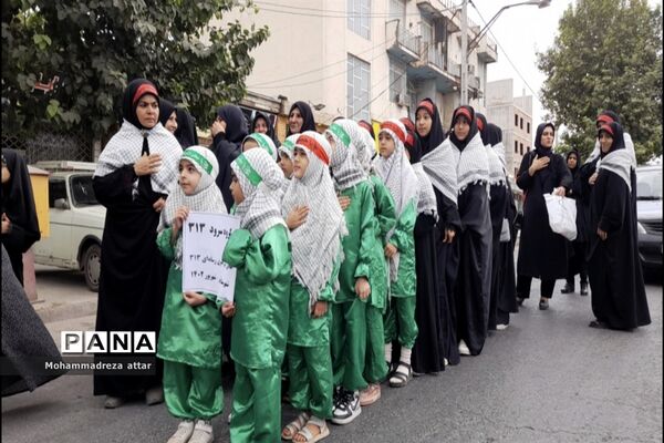 راهپیمایی روز ۲۸ صفردر شهرستان گالیکش گلستان