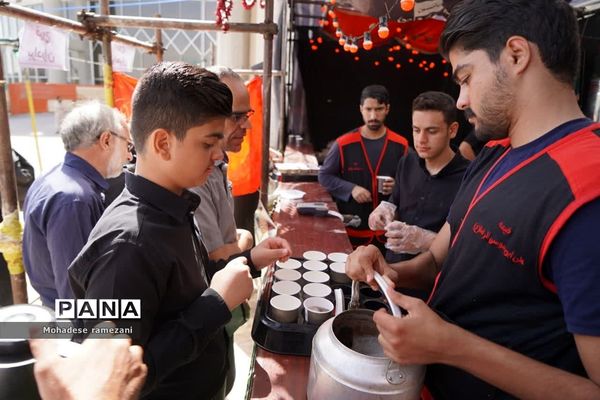 خدمت‌رسانی زائران پیاده‌رضوی در پایانه مسافر بری امام رضا (ع)