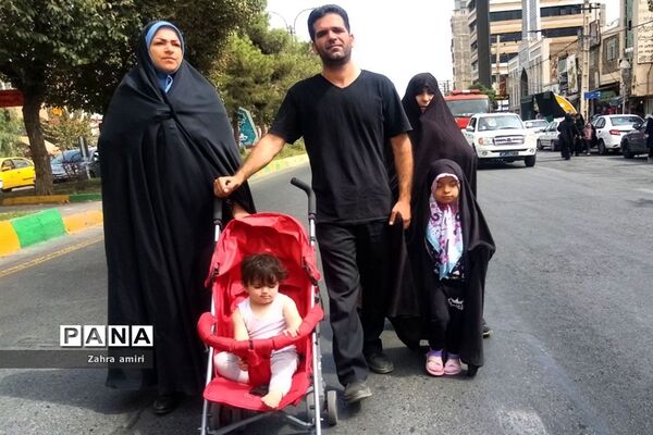 راهپیمایی ۲۸ صفر در شهرستان رباط‌کریم